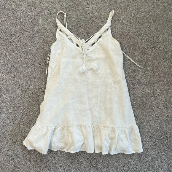 White Mini Dress - Picture 2 of 7